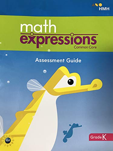 Math Expressions CCSS Assessment Guide BlackLine Master with Answer Key Grade K