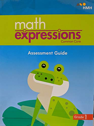 Math Expressions CCSS Assessment Guide BlackLine Master with Answer Key Grade 1