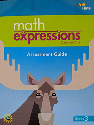 Math Expressions CCSS Assessment Guide BlackLine Master with Answer Key Grade 3