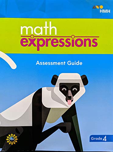 Math Expressions (StA) Assessment Guide (BlackLine Master with Answer Key)Grade 4