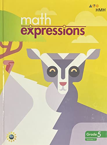 Math Expressions (StA) Student Activity Book Hardcover Volume 1 Grade 5