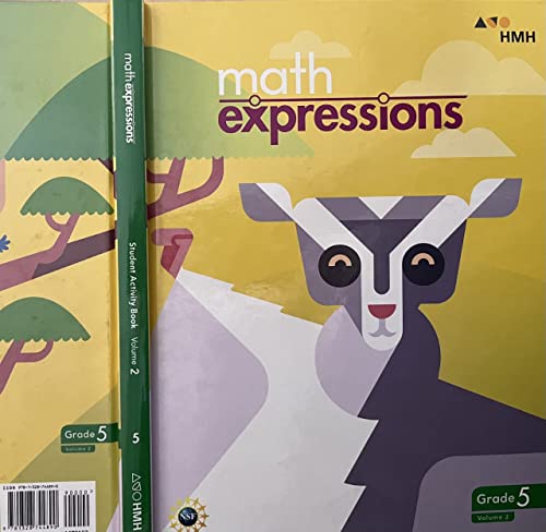 Math Expressions (StA) Student Activity Book Hardcover Volume 2 Grade 5