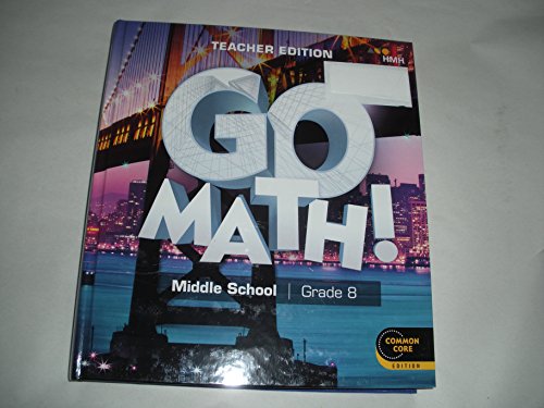 Go Math! Grade 8 2018 [Hardcover] Houghton Mifflin Harcourt