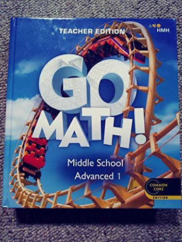 2018 Go Math! Teacher Edition Advanced 1