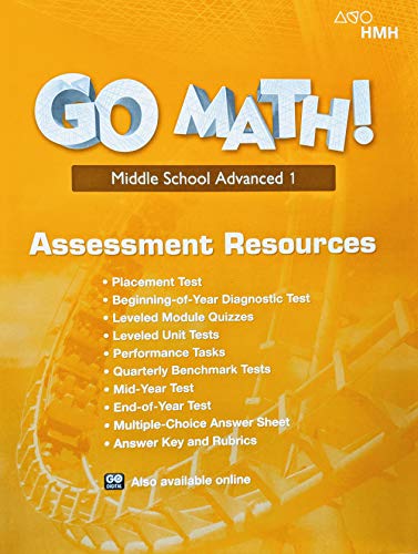 Go Math! StA Assessment Resource with Answers Adv1