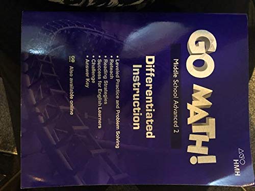 Go Math! StA Differentiated Instruction Resource Adv2