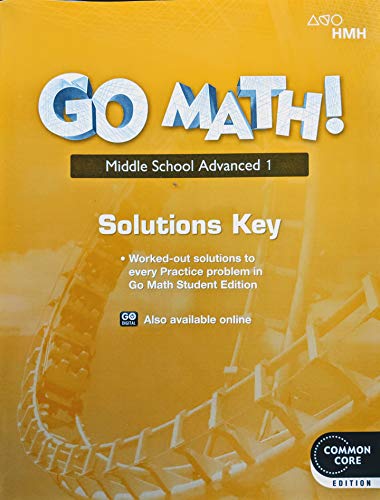 Go Math! Solutions Key Advanced 1