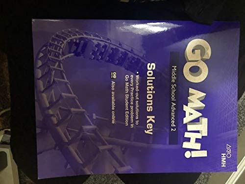 Go Math! StA Solutions Key Adv2