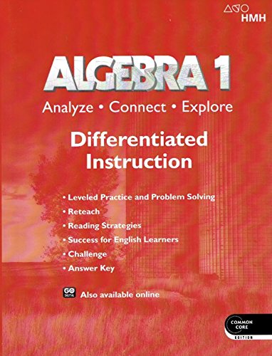 Algebra 1 ACE Differentiated Instruction Resource