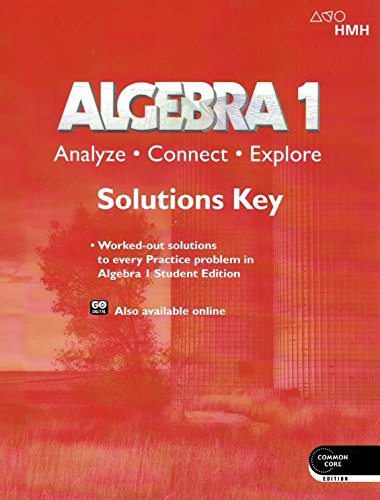 Algebra 1 ACE Solutions Key