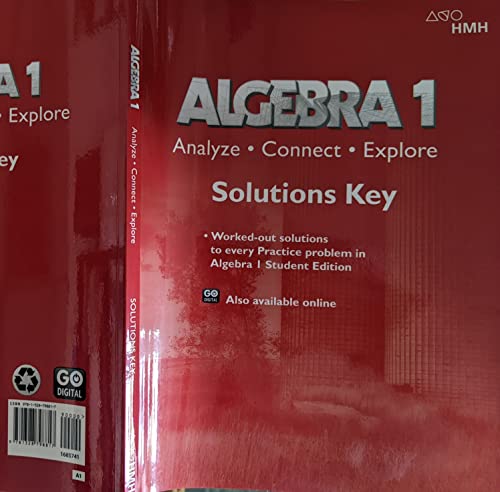 Algebra 1 ACE (StA) Solutions Key