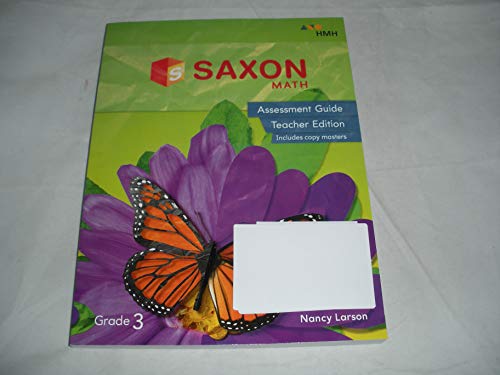 Saxon Math Consumable Assessment Guide TE w/BLMs Grade 3
