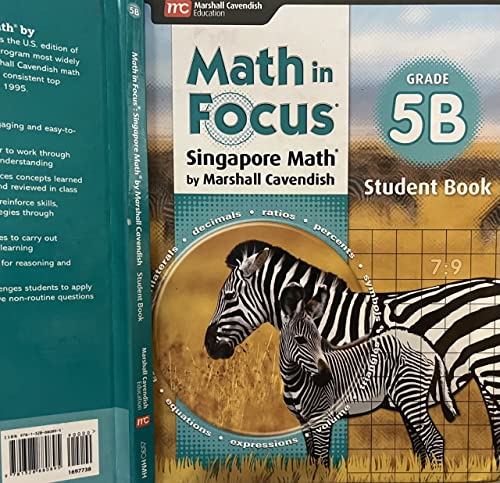 2018 Math in Focus (STA) Student Edition Book B Grade 5