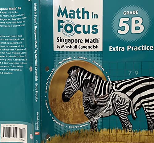 Math in Focus (STA) Extra Practice Blackline Master B Grade 5