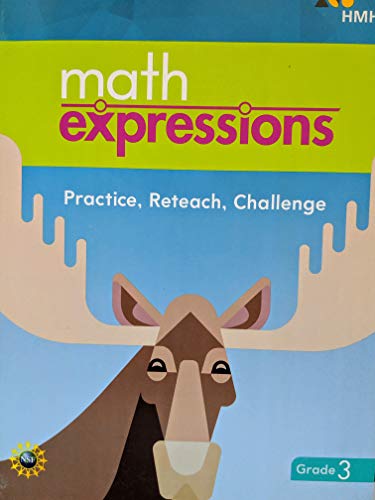 Math Expressions (StA) Practice/Reteach/Challenge Book BlackLine Master Grade 3