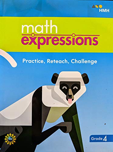 Math Expressions (StA) Practice/Reteach/Challenge Book BlackLine Master Grade 4