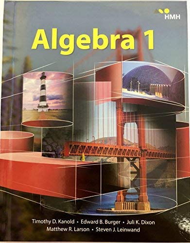 2018 AGA Student Edition Hardcover Algebra 1