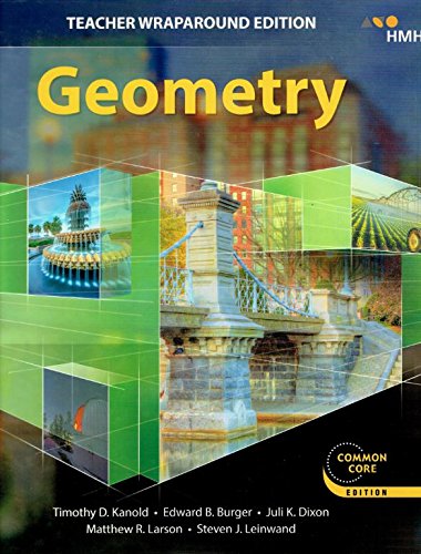 2018 AGA Teacher Edition Hardcover Geometry
