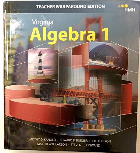 2019 Virginia AGA Teacher Edition Algebra 1