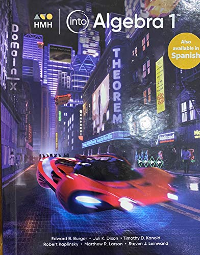 Into Algebra 1 Student Edition
