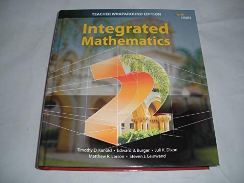 2018 Integrated Mathematics Teacher Edition Hardcover Integrated 2