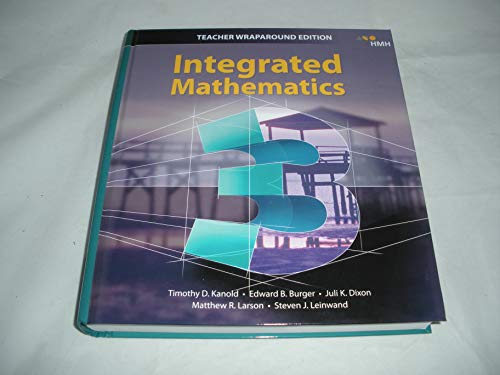 2018 Integrated Mathematics Teacher Edition Hardcover Integrated 3