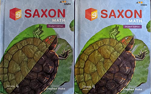 Saxon Math Hake Student Edition Set Grade 4 2018