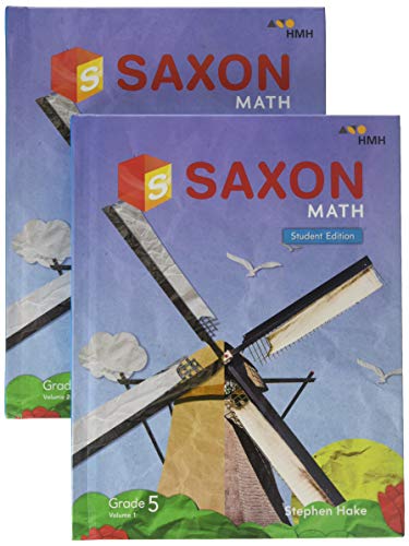 Saxon Math Hake Student Edition Set Grade 5 2018