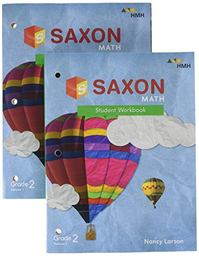 Saxon Math Consumable Student Workbook Set Grade 2