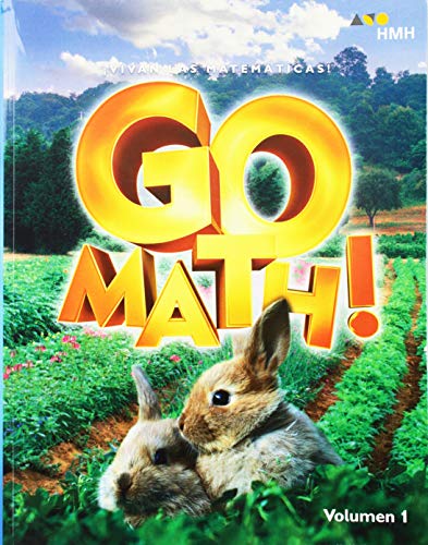 2018 Go Math! Spanish Student Edition Volume 1 Grade K