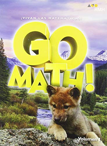 2018 Go Math! Spanish Student Edition Volume 1 Grade 1