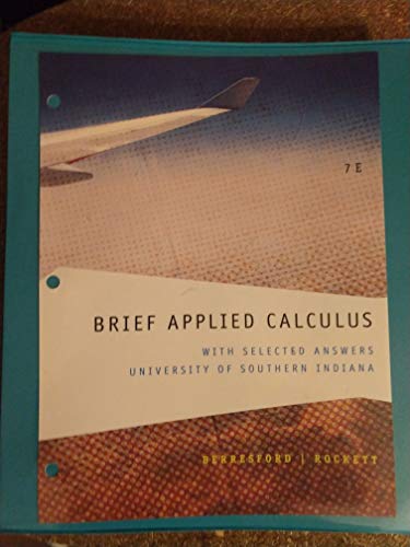 Custom Brief Applied Calculus