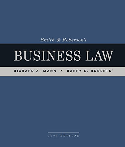 Smith and Robersonâ€™s Business Law