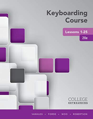 Keyboarding in SAM 365 & 2016 with MindTap Reader, 25 Lessons, 2 terms (12 months), Printed Access Card