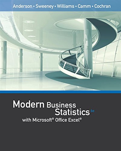 Modern Business Statistics with MicrosoftÂ®Office ExcelÂ® (with XLSTAT Education Edition Printed AccessÂ®Card)