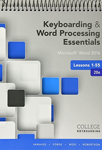 Bundle: Keyboarding and Word Processing Essentials Lessons 1-55: MicrosoftÂ® Word 2016, 20th edition + Keyboarding in SAM 365 & 2016 with MindTap Reader, 55 Lessons, 1 term (6 months), Printed Access Card