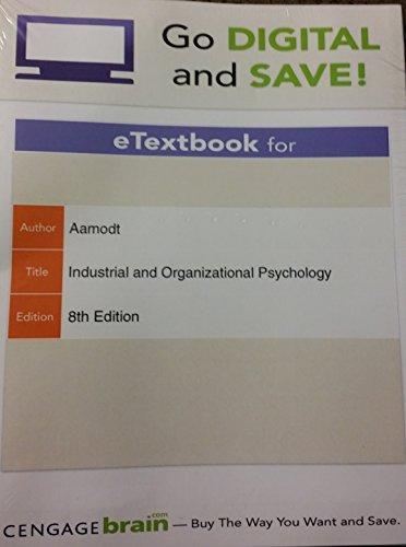 eBook 1 term Printed Access Card for Aamodt, Industrial/Organizational Psychology