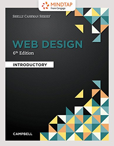 MindTap Web Design & Development, 1 term (6 months) Printed Access Card for Campbell's Web Design: Introductory, 6th