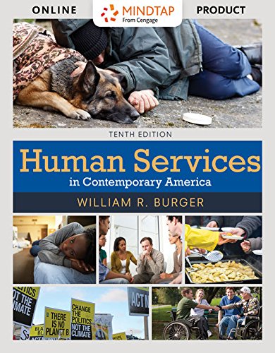 MindTap Counseling, 1 term (6 months) Printed Access Card for Burger's Human Services in Contemporary America, 10th