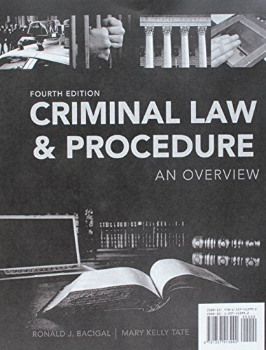Criminal Law and Procedure