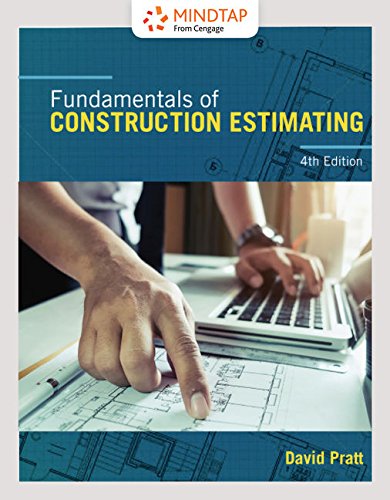 MindTap Construction, 4 terms (24 months) Printed Access Card for Pratt's Fundamentals of Construction Estimating, 4th