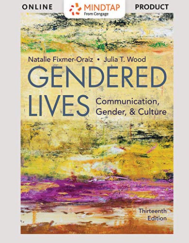 MindTap Speech, 1 term (6 months) Printed Access Card for Wood/Fixmer-Oraiz's Gendered Lives, 13th