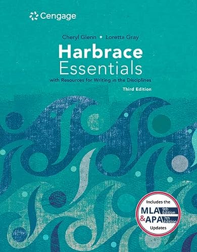 Harbrace Essentials w/ Resources for Writing in the Disciplines (w/ MLA9E Updates)