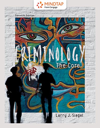 MindTap Criminal Justice, 1 term (6 months) Printed Access Card for Siegel's Criminology: The Core