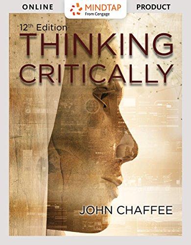 MindTap English, 1 term (6 months) Printed Access Card for Chaffee's Thinking Critically, 12th