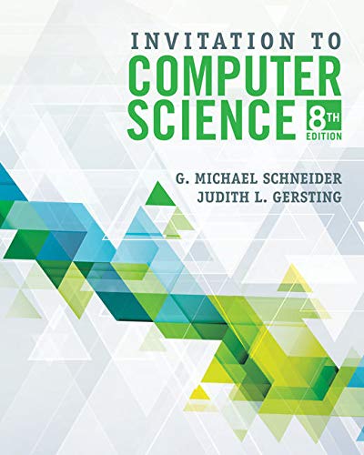 MindTap Computer Science, 1 term (6 months) Printed Access Card for Schneider/Gersting's Invitation to Computer Science, 8th