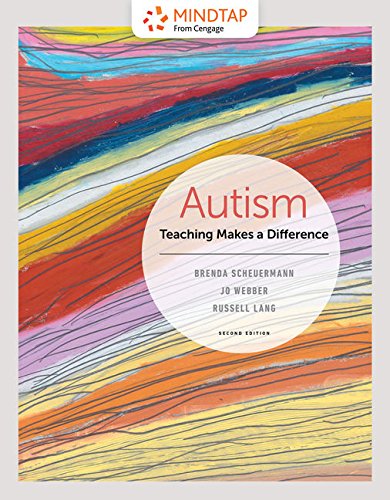 MindTap Education, 1 term (6 months) Printed Access Card for Scheuermann/ Webber/Lang's Autism: Teaching Makes a Difference, 2nd