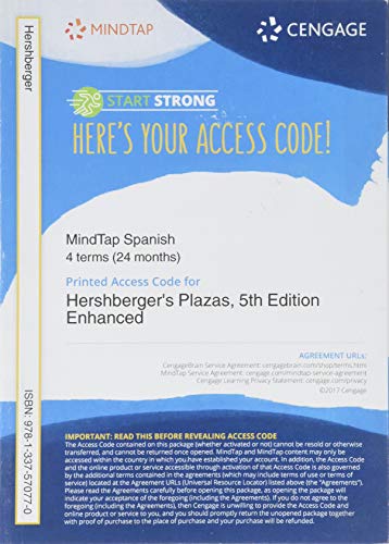 MindTap for Hershberger/Navey-Davis/Guiomarrâ€™s Plazas, Enhanced, 4 terms Printed Access Card