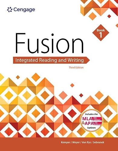 Fusion: Integrated Reading & Writing, Book 1 (w/ MLA9E Updates)