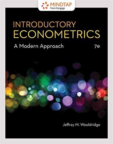 MindTap for Wooldridge's Introductory Econometrics: A Modern Approach, 1 term Printed Access Card